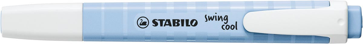 STABILO Swing Cool Markeerstift, Lichtblauw met Schuine Punt