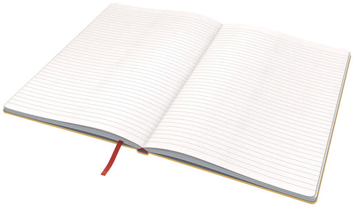 Leitz Cosy notitieboek met harde kaft, voor ft B5, gelijnd, geel 5 stuks, OfficeTown