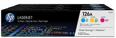 HP-toner 126A, 1 000 pagina's, OEM CF341A, 3 kleuren HP