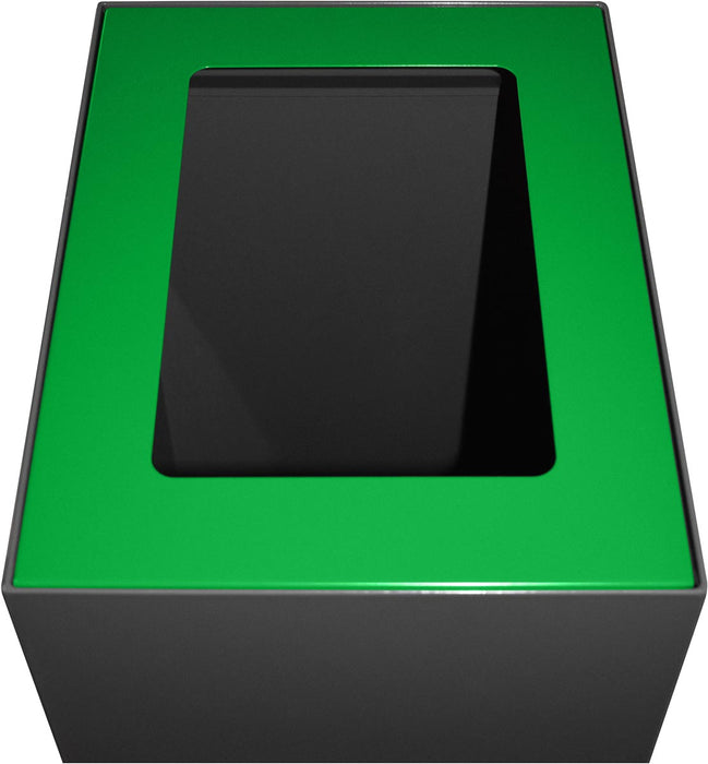 V-Part bovendeel voor modulaire vuilnisbak 60 l, groen