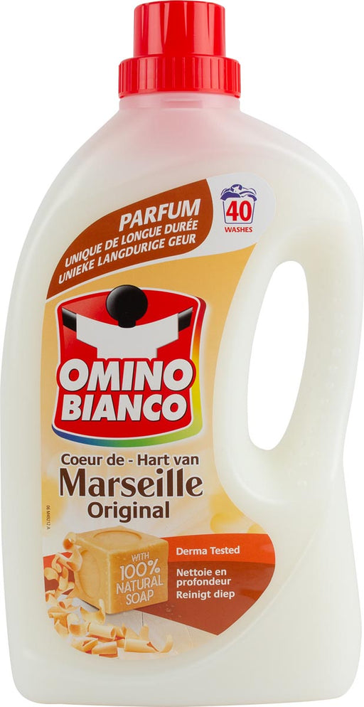 Omino Bianco wasmiddel Hart van Marseille, fles van 2 l 6 stuks, OfficeTown
