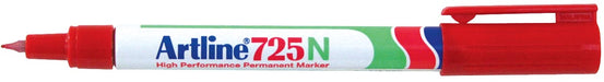 Permanent marker Artline 725N rood 12 stuks, OfficeTown