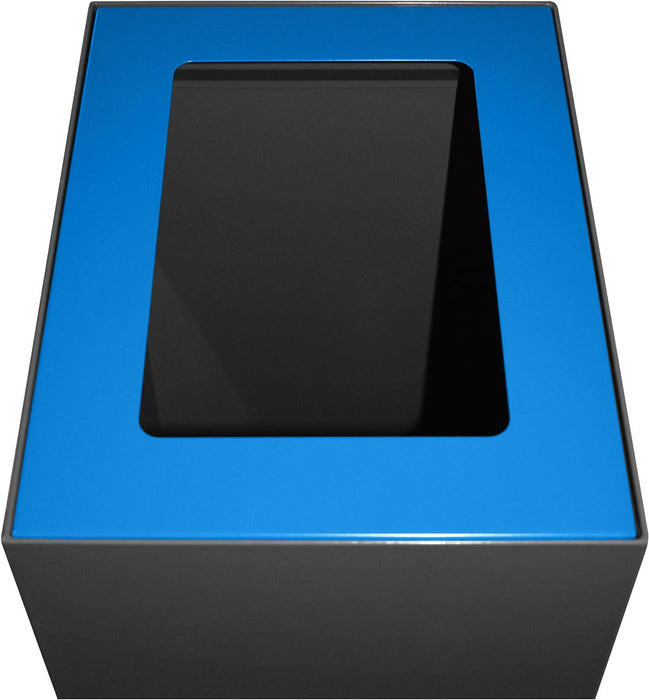 V-Part afvalbak deksel voor modulaire afvalbak 60 l, blauw