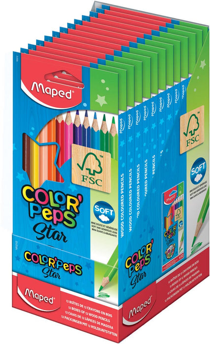 Maped kleurpotloden Color'Peps, 12 stuks