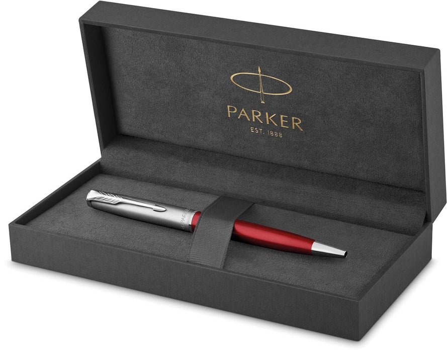 Parker balpen Sonnet Essential, medium, in giftbox, Red CT (rood) 20 stuks, OfficeTown