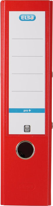 Elba ordner Smart Pro+, rode ordner 8 cm rug