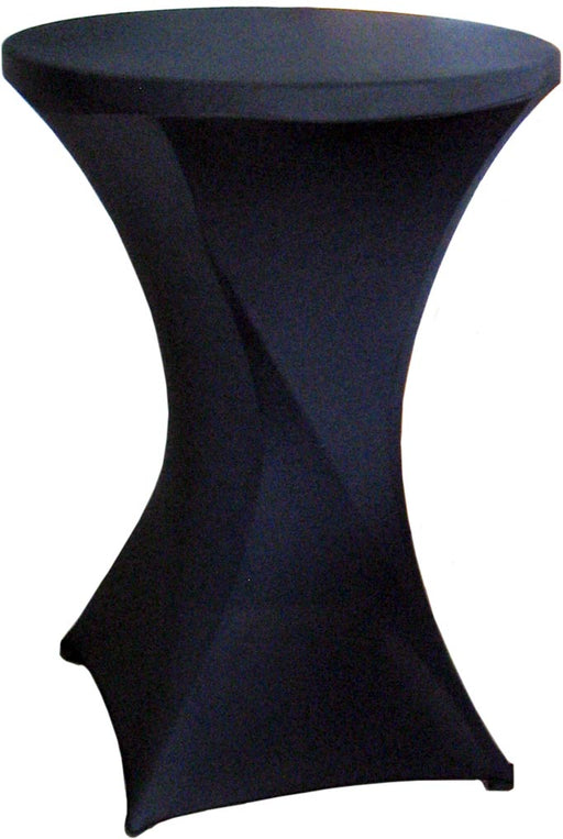 Hoes voor statafel, diameter 80 cm, zwart 25 stuks, OfficeTown