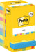 Post-It Notes Energetic, 100 vel, ft 76 x 76 mm, 8 + 4 GRATIS Post-it notes