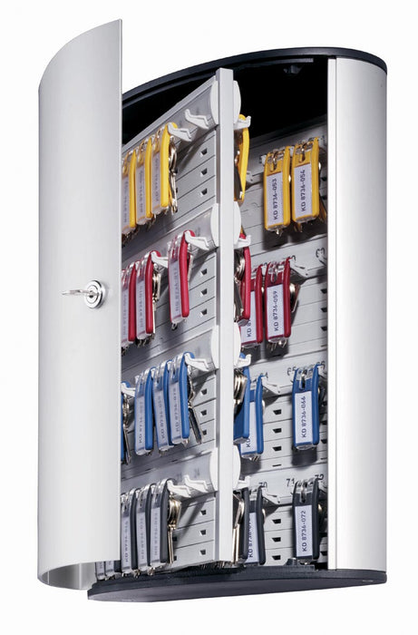 Durable sleutelkast Key Box, voor 72 sleutelhangers, ft 30,2 x 40 x 11,8 cm, grijs, OfficeTown