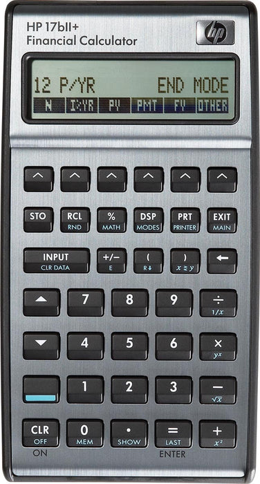 HP financiële rekenmachine 17BII+