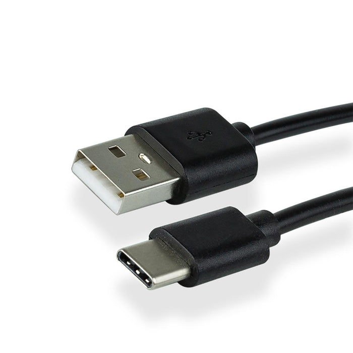 Groenmuis kabel, USB-A naar USB-C, 2 m, zwart 5 stuks