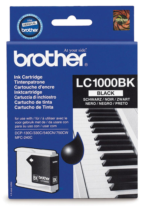 Brother inktcartridge, 500 pagina's, OEM LC-1000BK, zwart 5 stuks, OfficeTown