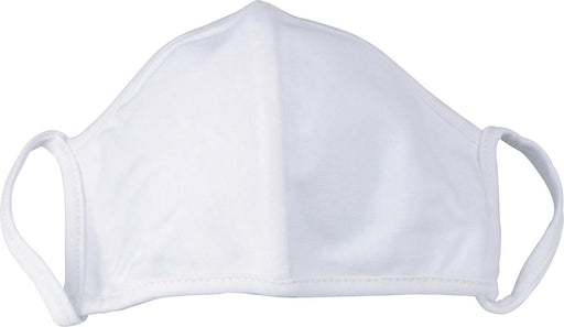 Wasbaar mondmasker, uni wit, maat: universeel, pak van 5 stuks 120 stuks, OfficeTown