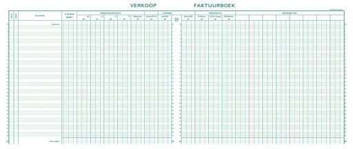 Exacompta register verkoop, ft 27 x 32 cm, Nederlandstalig 5 stuks, OfficeTown