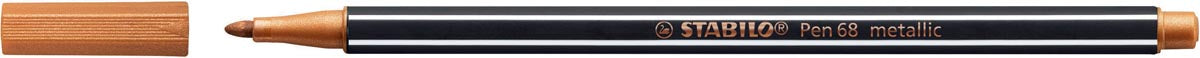STABILO Pen 68 metallic viltstift, koper 10 stuks, OfficeTown