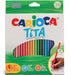 Carioca kleurpotlood Tita, 24 stuks in een kartonnen etui 36 stuks, OfficeTown