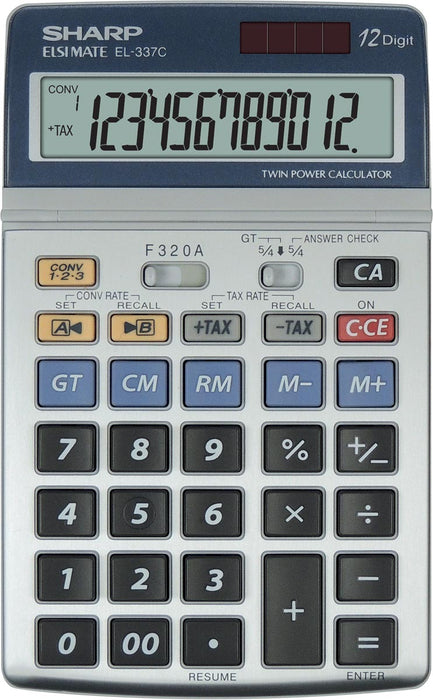 Sharp bureau rekenmachine EL-337C