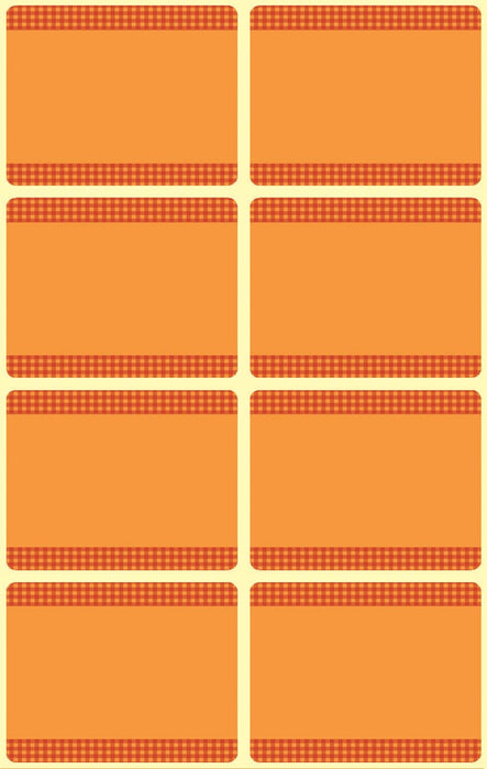Avery diepvriesetiketten in blister, oranje, 40 etiketten 10 stuks, OfficeTown