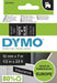 Dymo D1 tape 12 mm, wit op zwart 5 stuks, OfficeTown