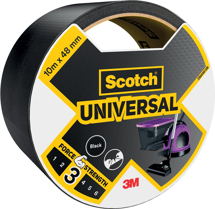 Scotch universele ducttape, 48 mm x 10 m, zwart
