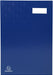 Exacompta handtekenmap voor ft 24 x 35 cm, uit karton overdekt met pvc, 20 indelingen, blauw 8 stuks, OfficeTown