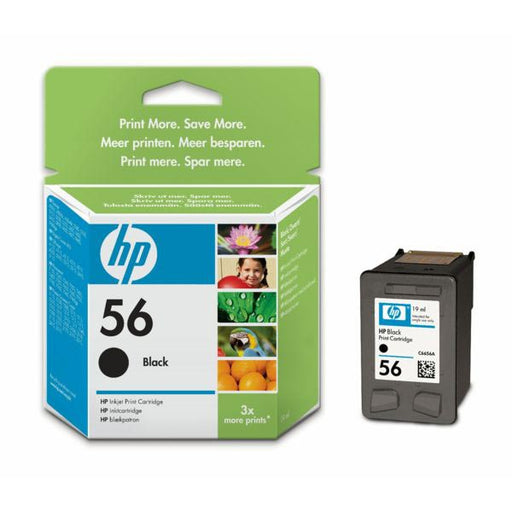 HP inktcartridge 56, 520 pagina's, OEM C6656AE, zwart 60 stuks, OfficeTown