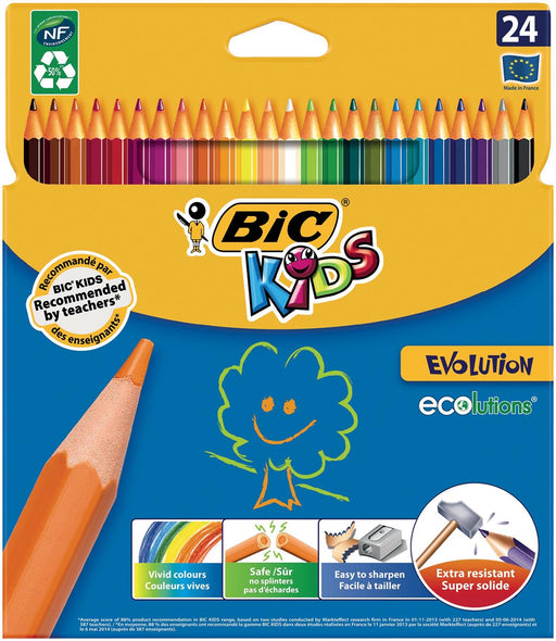 Bic Kids kleurpotlood Ecolutions Evolution, doos van 24 stuks 20 stuks, OfficeTown