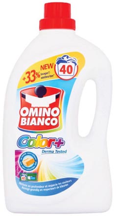 Omino Bianco wasmiddel Color+, 2 liter fles