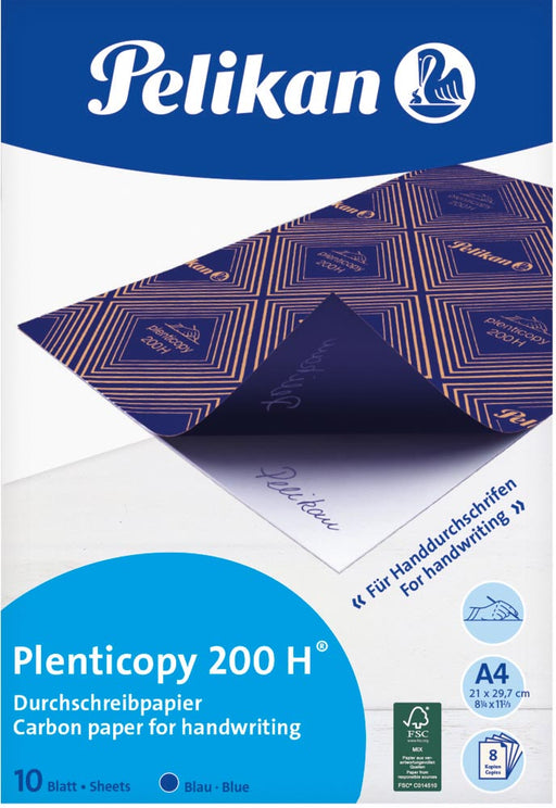 Pelikan carbonpapier Plenticopy 200H, etui van 10 vel 10 stuks, OfficeTown