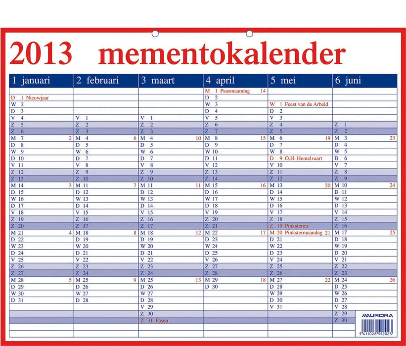 Aurora Memento 20 Nederlandstalig, 2025, OfficeTown