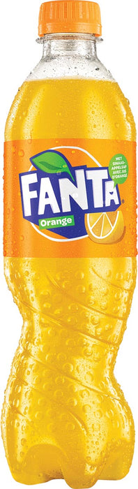 Fanta Orange frisdrank, 50 cl fles, 24 stuks verpakking
