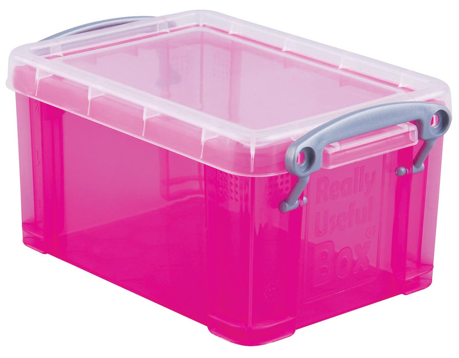 Really Useful Box box 0,7 liter, transparant helroze
