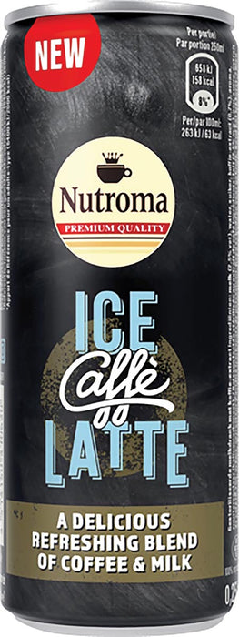 Nutroma IJs Caffè Latte, 25 cl blik, doos van 12 stuks