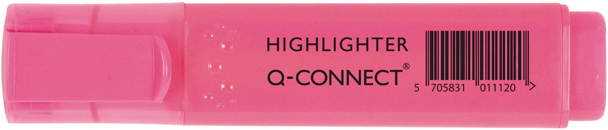 Q-CONNECT markeerstift, roze 10 stuks, OfficeTown