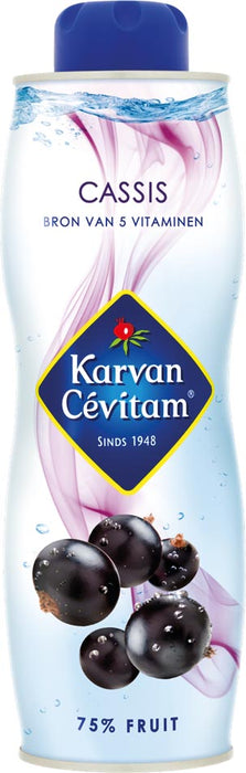 Karvan Cévitam siroop, 60cl fles, cassis - 6 stuks