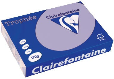 Clairefontaine Trophée Pastel, gekleurd papier, A4, 120 g, 250 vel, lila