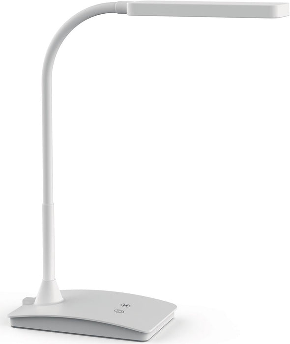 MAUL bureaulamp LED Pearly op voet, kleurvario, dimbaar wit