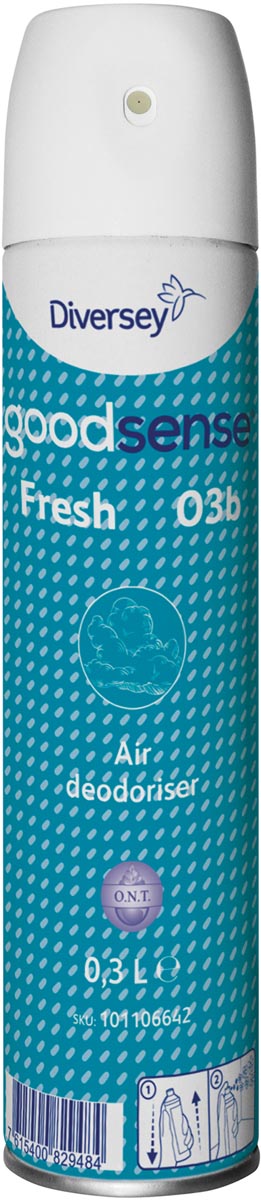 Good Sense luchtverfrisser Fresh, flacon van 300 ml 6 stuks, OfficeTown