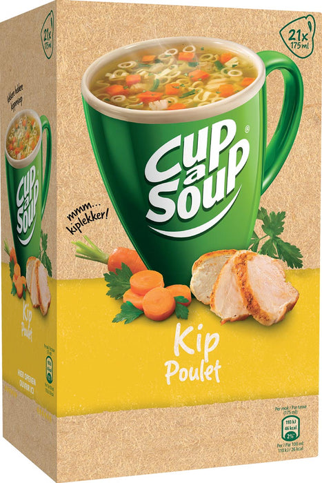 Cup-a-Soup kip, doos van 21 zakjes