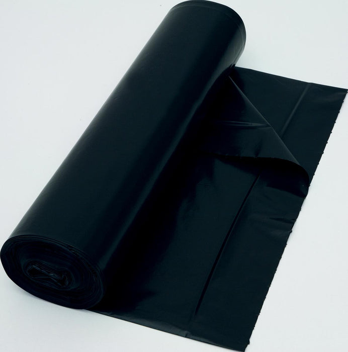 Vuilniszak 120 liter, ft 70 x 110 cm, 37 micron, zwart, rol van 25 stuks met 93% gerecycled materiaal