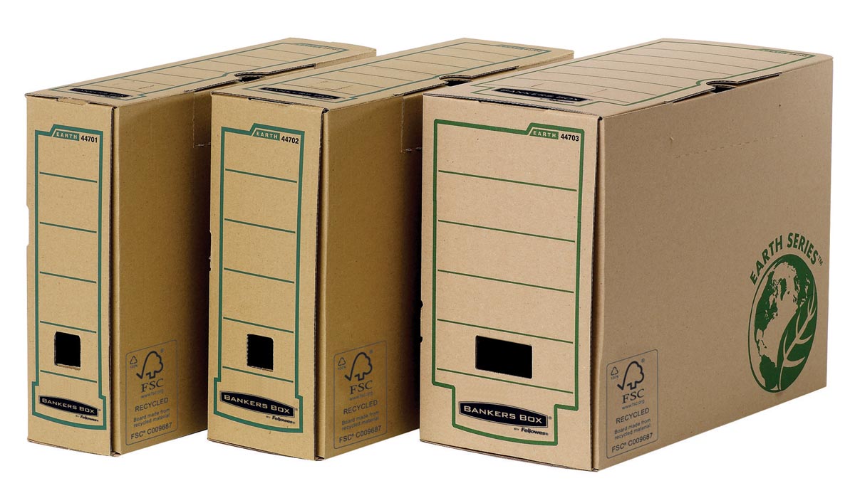 Archiefdozen van Bankers Box Earth Series, A4-formaat, 15 cm rug, 20 stuks