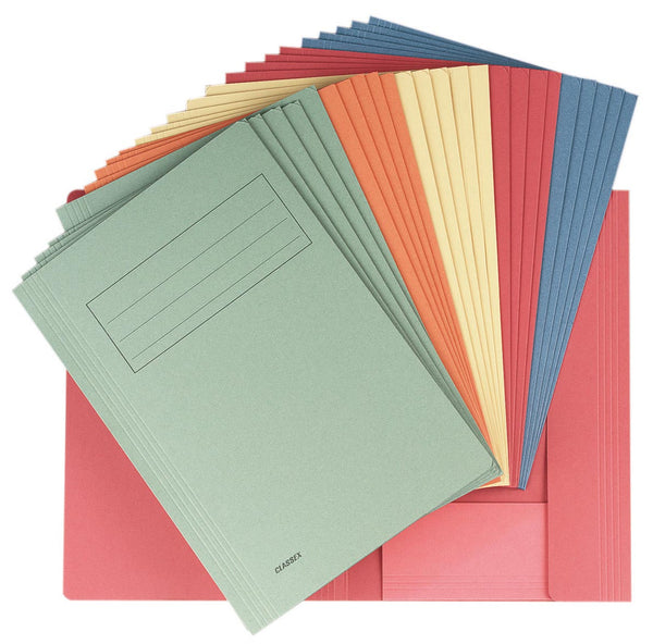Klasse'x map, ft 23,7 x 34,7 cm (voor ft folio), assortiment van 25 stuks
