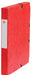 Pergamy elastobox, rug van 4 cm, rood 15 stuks, OfficeTown