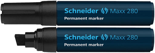 Schneider permanent marker Maxx  280 zwart 5 stuks, OfficeTown