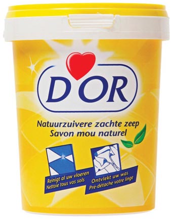 D'Or natuurzuivere zachte zeep, 1 kg pot