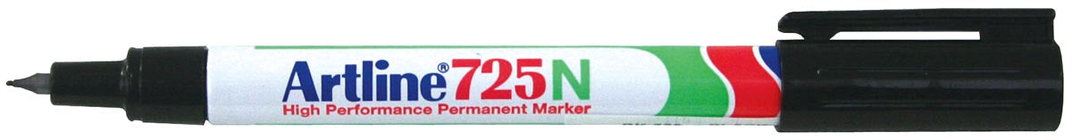 Permanent marker Artline 725N zwart 12 stuks, OfficeTown
