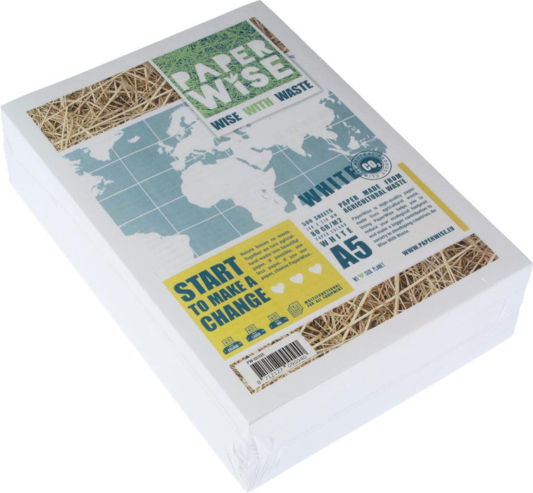 PaperWise papier ft A5, 80 g, pak van 500 vel 10 stuks