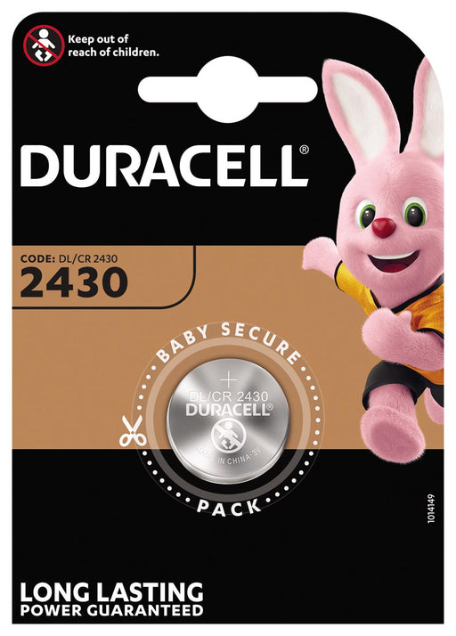 Duracell knoopcel Electronics CR2430, op blister 10 stuks, OfficeTown