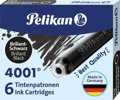 Pelikan inktpatronen 4001 zwart 10 stuks, OfficeTown