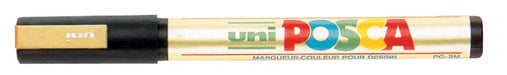 uni-ball Paint Marker op waterbasis Posca PC-3M goud 6 stuks, OfficeTown